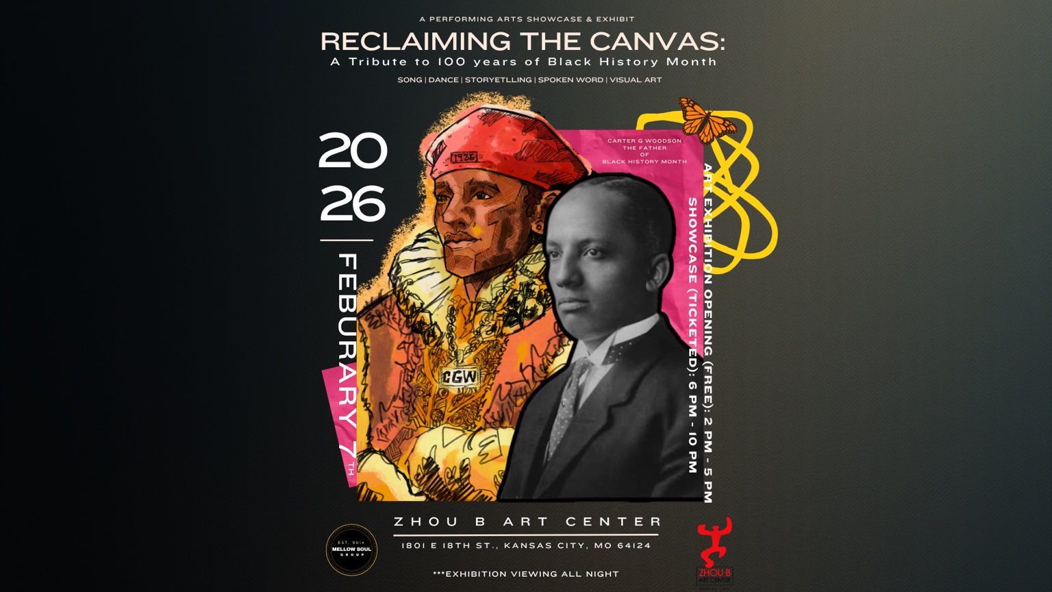 2026 Reclaiming the Canvas exhibition poster